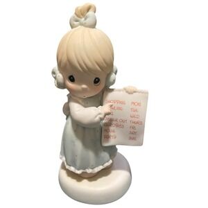 Precious Moments Have You Any Room For Jesus Figurine Porcelain 1996